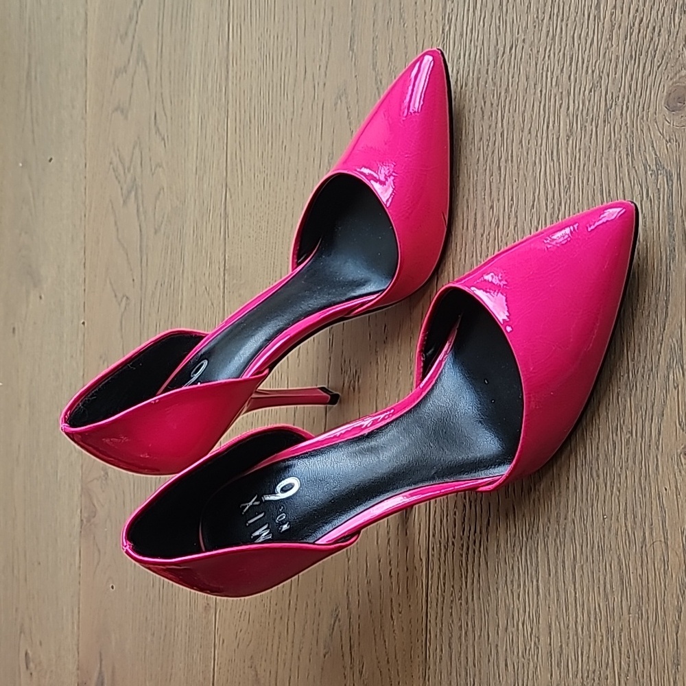 Hot pink stilettos
